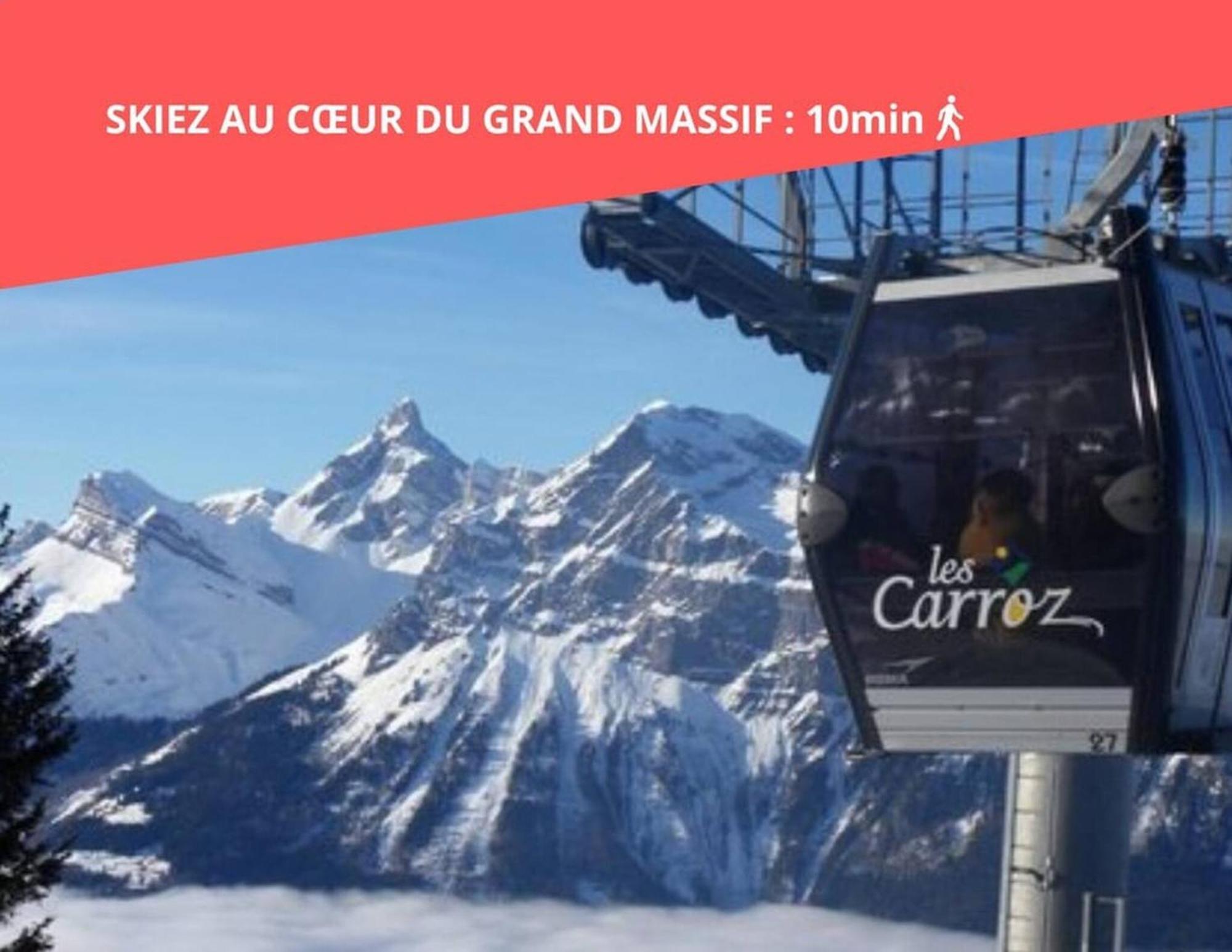Mazots - Sejour Aux Carroz Apartment เลการ์รอซ-ดาราช ภายนอก รูปภาพ